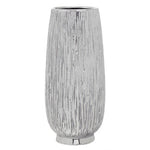 Hesper Large Silver Ceramic Vase