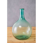 Bexley Blue Large Bottle Neck Recycled Glass Vase