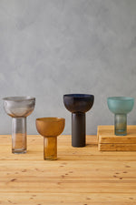 Esma Small Light Blue Glass Vase