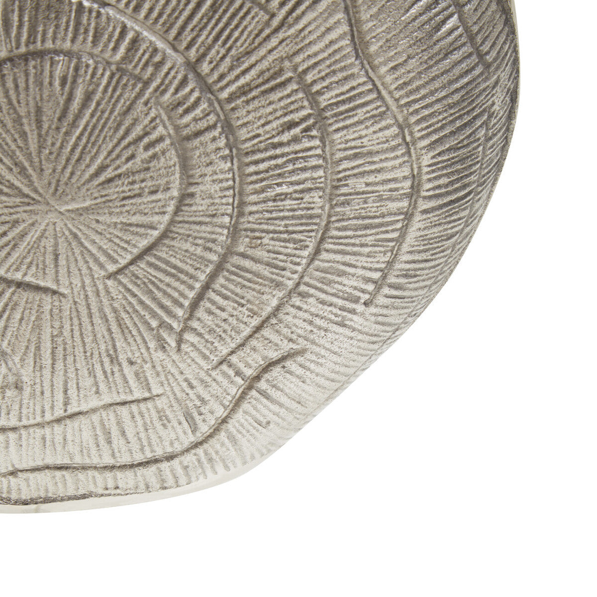 Silva Small Oak Effect Silver Finish Vase