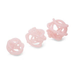 Knot Decor Set of 3 Pink Glass Ornament