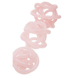 Knot Decor Set of 3 Pink Glass Ornament