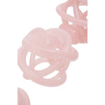 Knot Decor Set of 3 Pink Glass Ornament