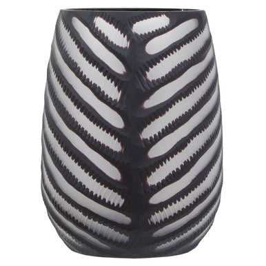 Hessa Large Chevron Cut Vase