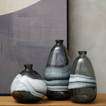 Halla Medium Grey Bottle Vase