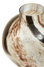 Heba Brushstroke Design Small Glass Vase