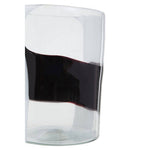 Hania Small Glass Vase with Abstract Pattern