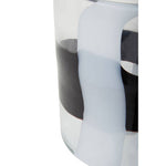 Hania Small Glass Vase with Abstract Pattern