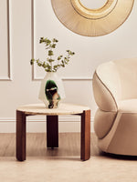 Hakan Glass Vase with Marbled Design