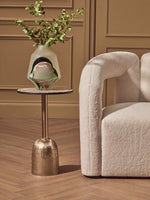 Hakan Glass Vase with Marbled Design