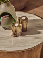 Hakan Glass Vase with Marbled Design