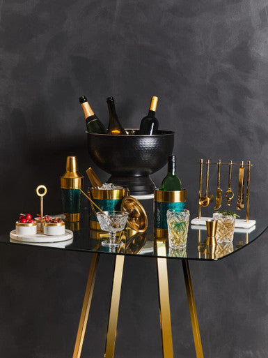 Carolina Green Enamel Wine Cooler