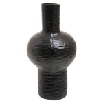 Deomali Large Abstract Black Finish Vase