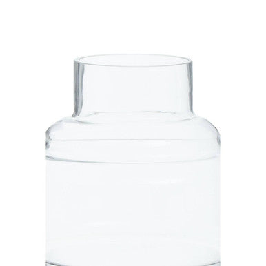 Cayden Stacked Design Large Glass Vase