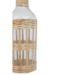 Kuta Natural Cane and Glass Large Vase