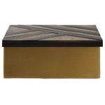 Aris Large Black and Gold Storage Box