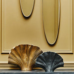 Danna Large Gold Finish Ginkgo Vase