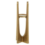 Dante Small Gold Finish Candle Holder