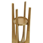Dante Small Gold Finish Candle Holder
