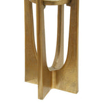 Dante Small Gold Finish Candle Holder