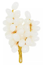 Oleena White Onyx Decorative Grapes