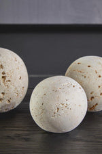 Tibor Travertine Set of 3 Deco Balls