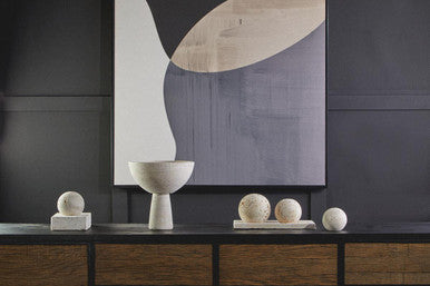 Tibor Travertine Set of 3 Deco Balls