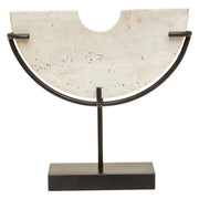 Tibor Travertine Small Sculpture