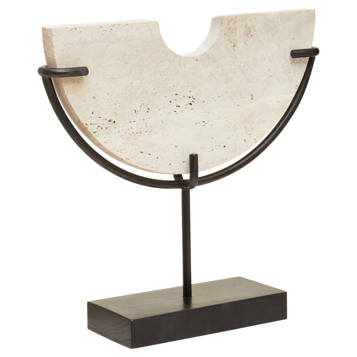 Tibor Travertine Small Sculpture
