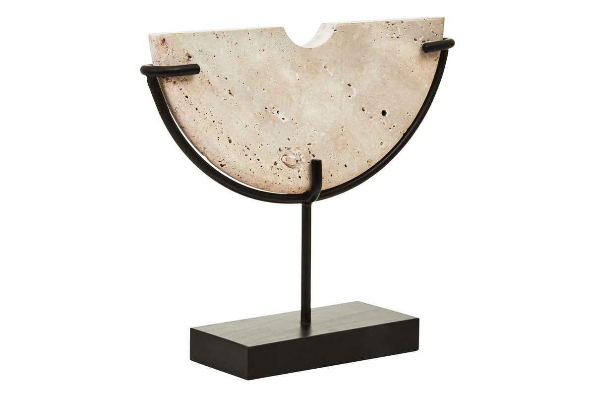 Tibor Travertine Small Sculpture