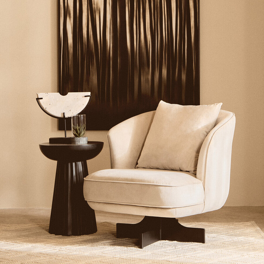 Tibor Travertine Small Sculpture