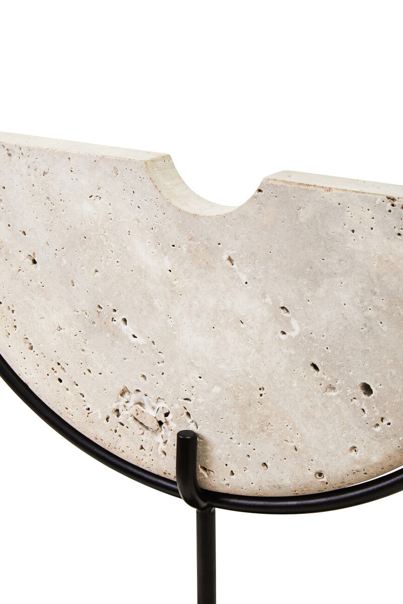 Tibor Travertine Small Sculpture