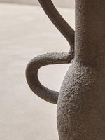 Deriva Small Textured Grey Vase