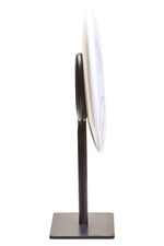 Zoro Extra Small Round Dia 15cm White Marble Disc Sculpture