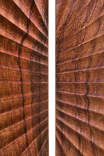 Westo Brown Wood Sculpture With Black Base