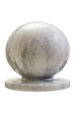 Zoro White Marble Ball Sculpture