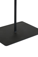 Tibor Travertine Disc Sculpture With Black Metal Base