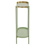 Sabia Green And Gold Iron Console Table
