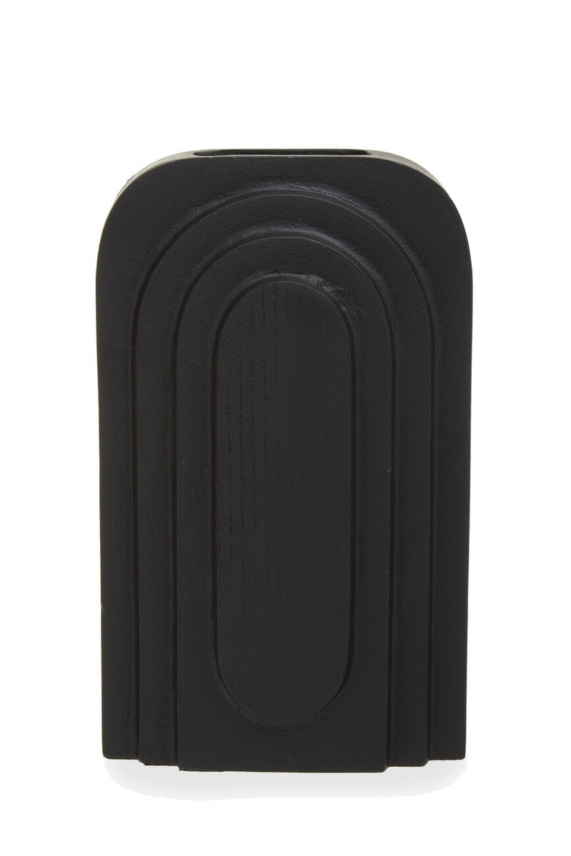 Hapax Tall Matt Black Finish Vase