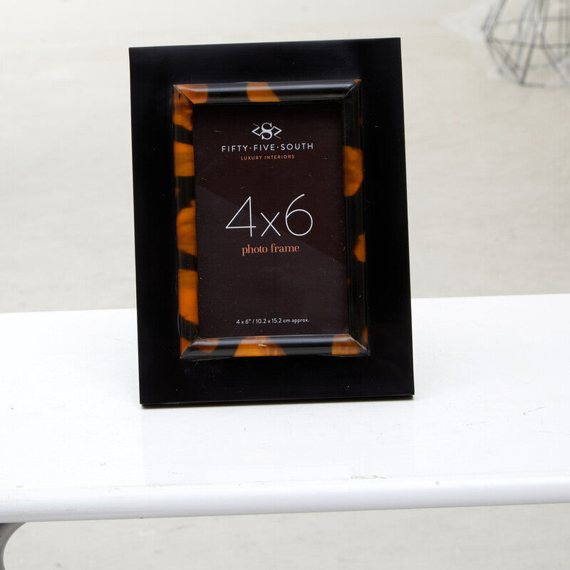 Roma 4 x 6 Inch Tortoise Shell Photo Frame
