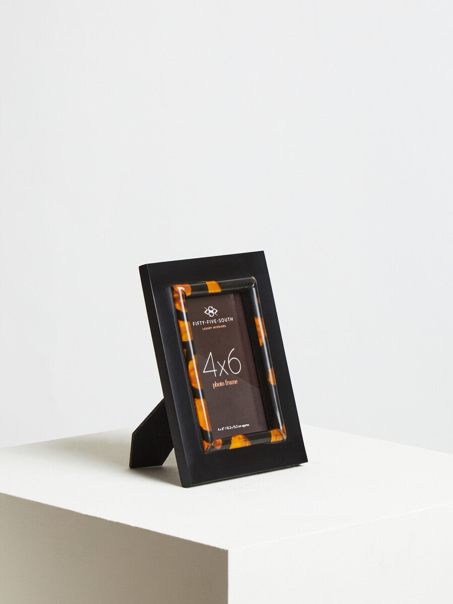 Roma 4 x 6 Inch Tortoise Shell Photo Frame
