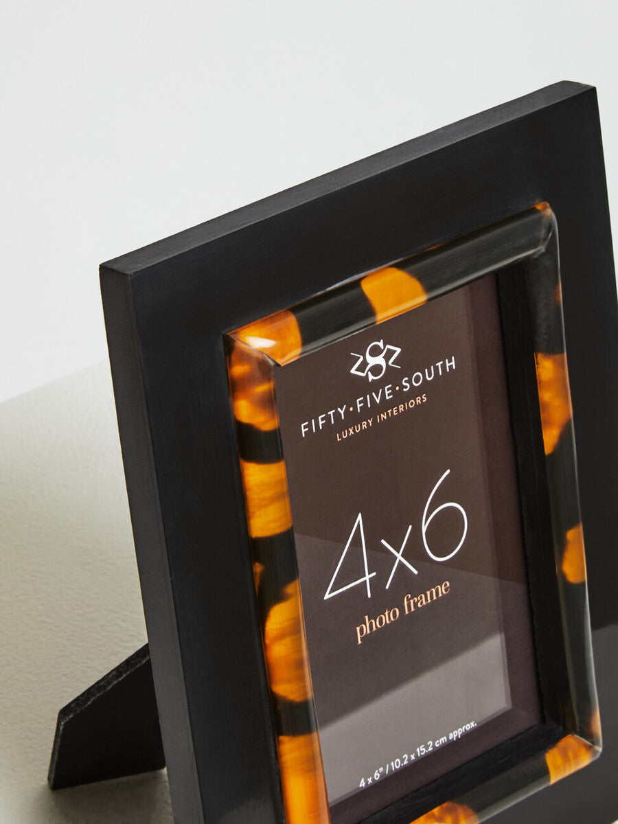 Roma 4 x 6 Inch Tortoise Shell Photo Frame