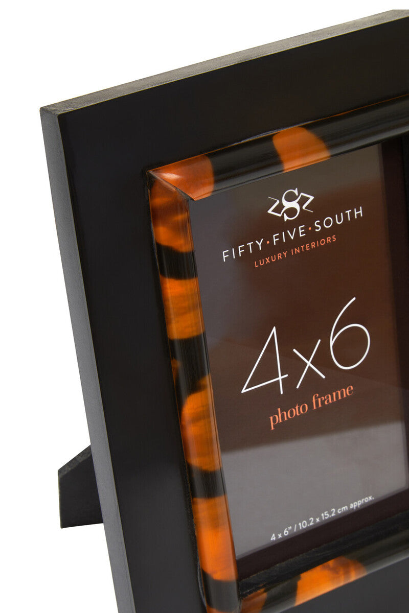 Roma 4 x 6 Inch Tortoise Shell Photo Frame