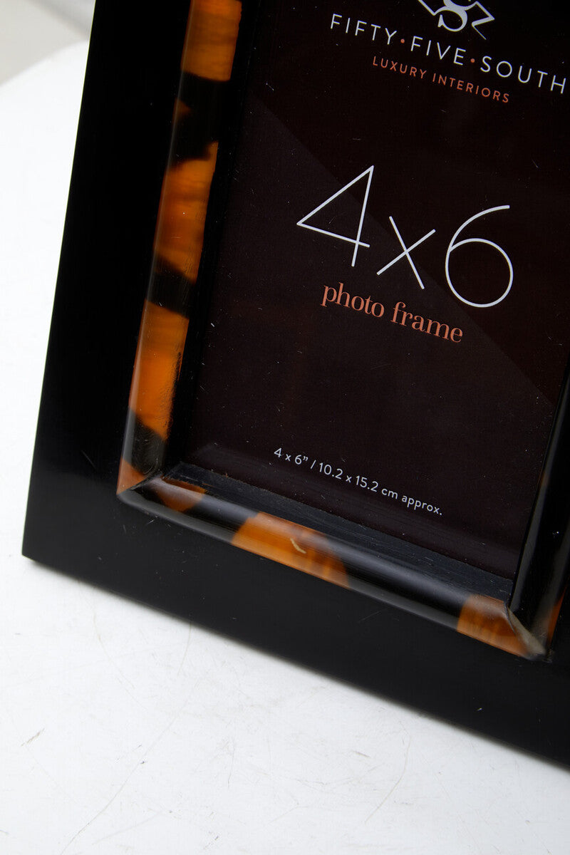 Roma 4 x 6 Inch Tortoise Shell Photo Frame