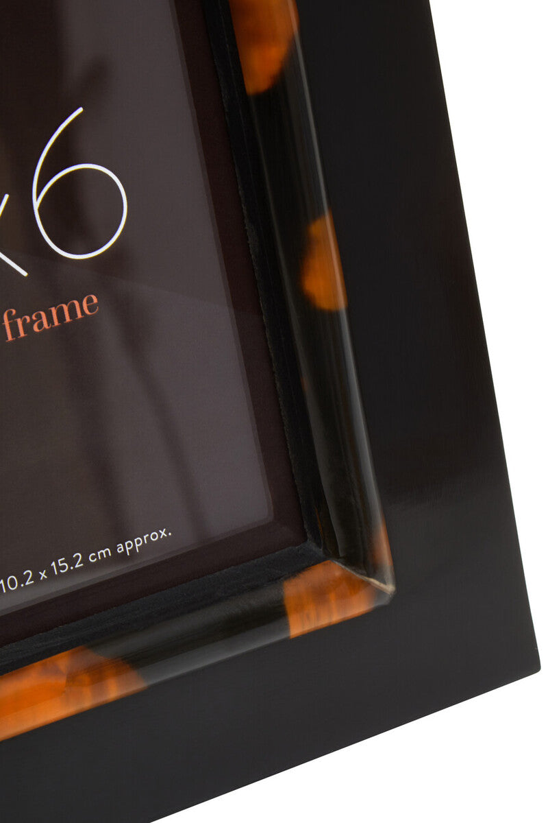 Roma 4 x 6 Inch Tortoise Shell Photo Frame