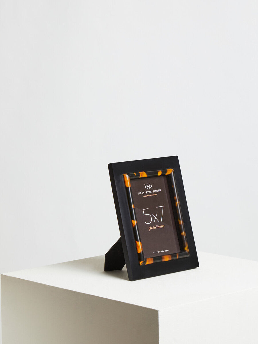 Roma 5 x 7 Inch Tortoise Shell Photo Frame