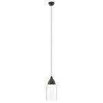 Oslo Grey Glass and Iron Pendant Light