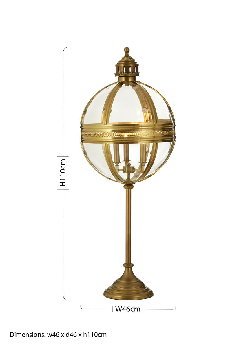 Hampstead Brass Finish Table Lamp