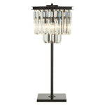 Kensington Townhouse Iron and Crystal Table Lamp