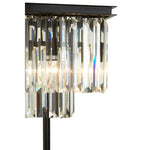 Kensington Townhouse Iron and Crystal Table Lamp